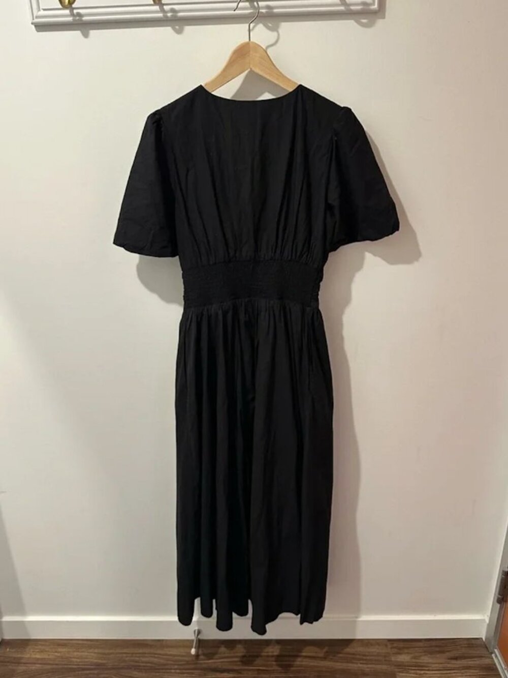 Anthropologie Katerina Black Button Front Dress 🖤 | Size M - Picture 6 of 11
